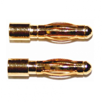 4.0 mm BANANA CONNECTORS GOLD PLATED ( MALE ) - 1 PC